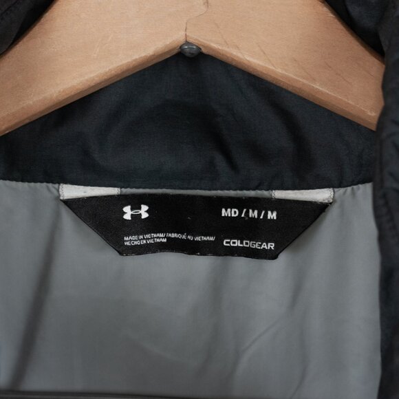 Under Armour Coldgear Storm Reactor Packable Jacket in Graphite - Men's MD - Picture 3 of 9